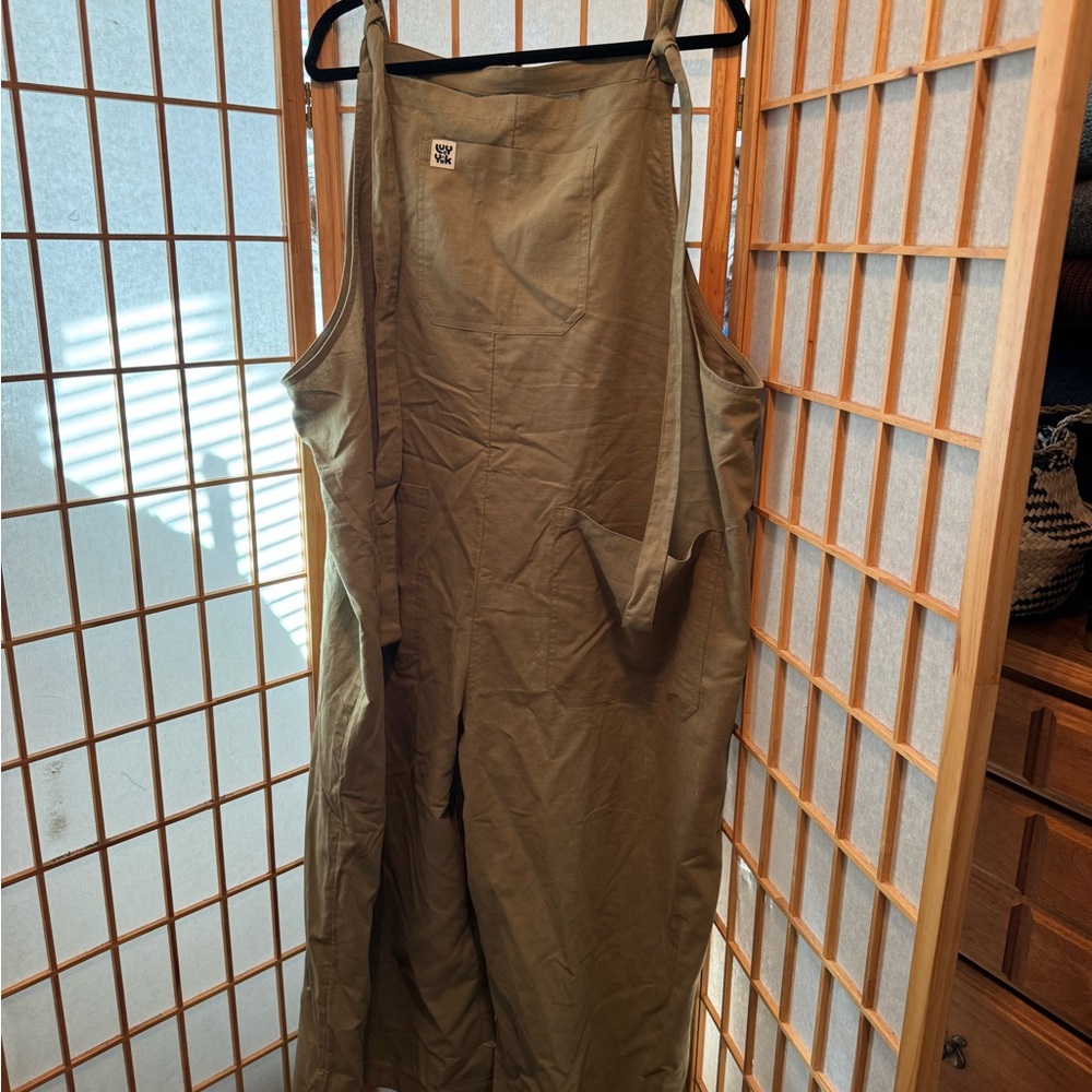 Lucy & Yak Olive Green Overalls